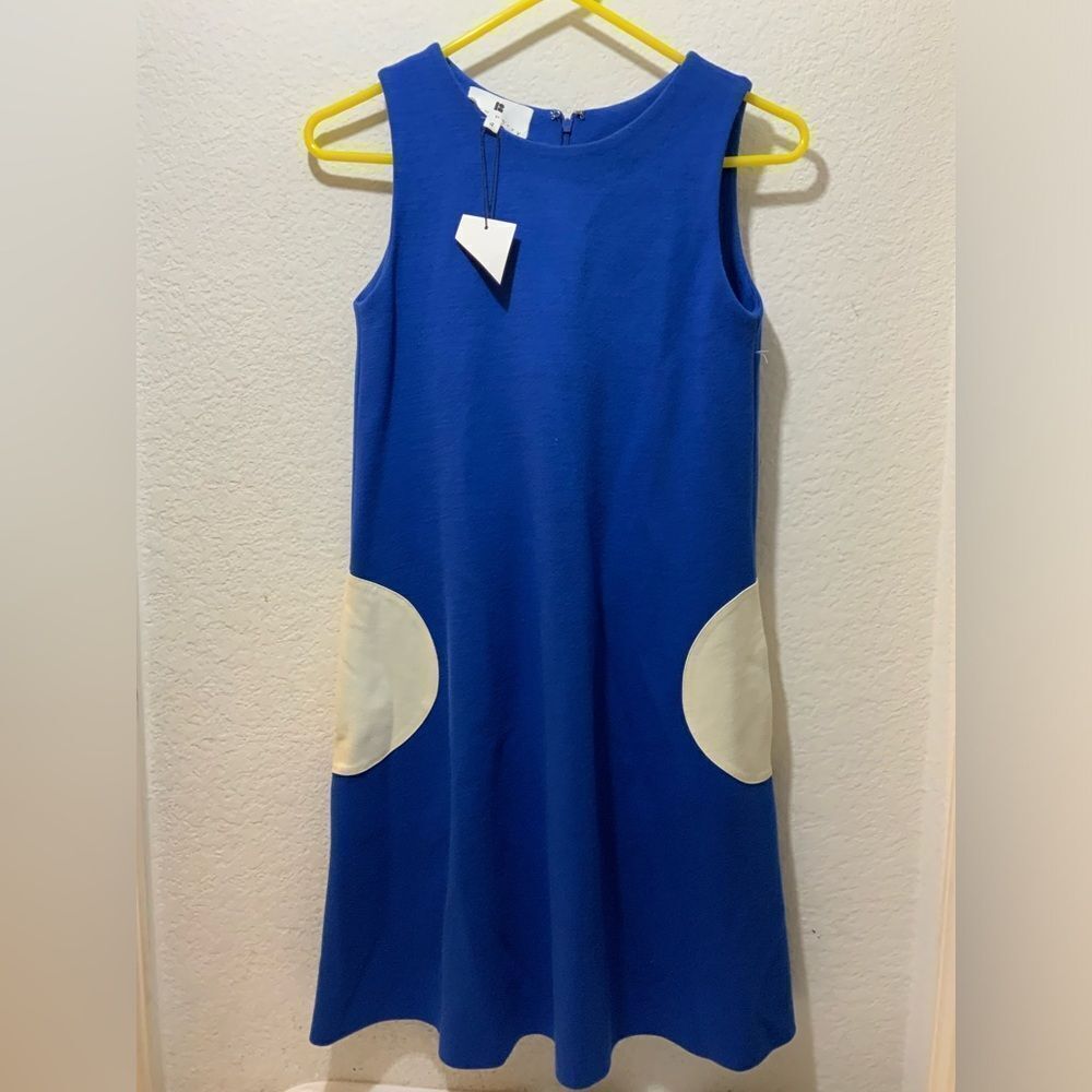 Lisa Perry 100% cotton a line dress size 4 made in USA